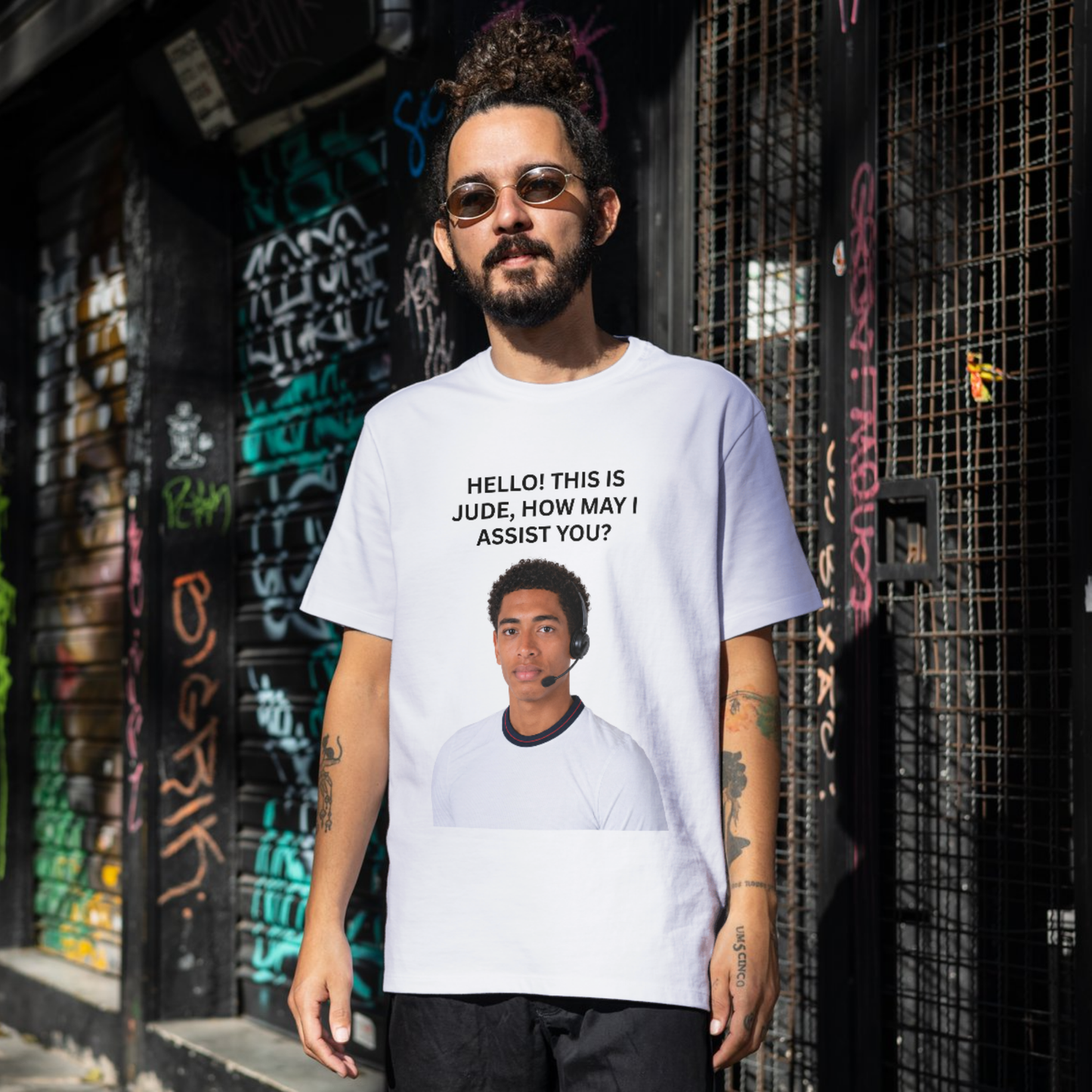 Hello, This Is Jude – How May I Assist You? T-Shirt